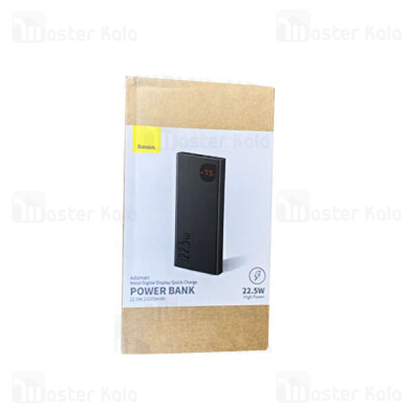 پاوربانک 10000 فست شارژ بیسوس Baseus Adaman Metal Digital Display QC3 PPAD000001 2021 توان 22.5 وات